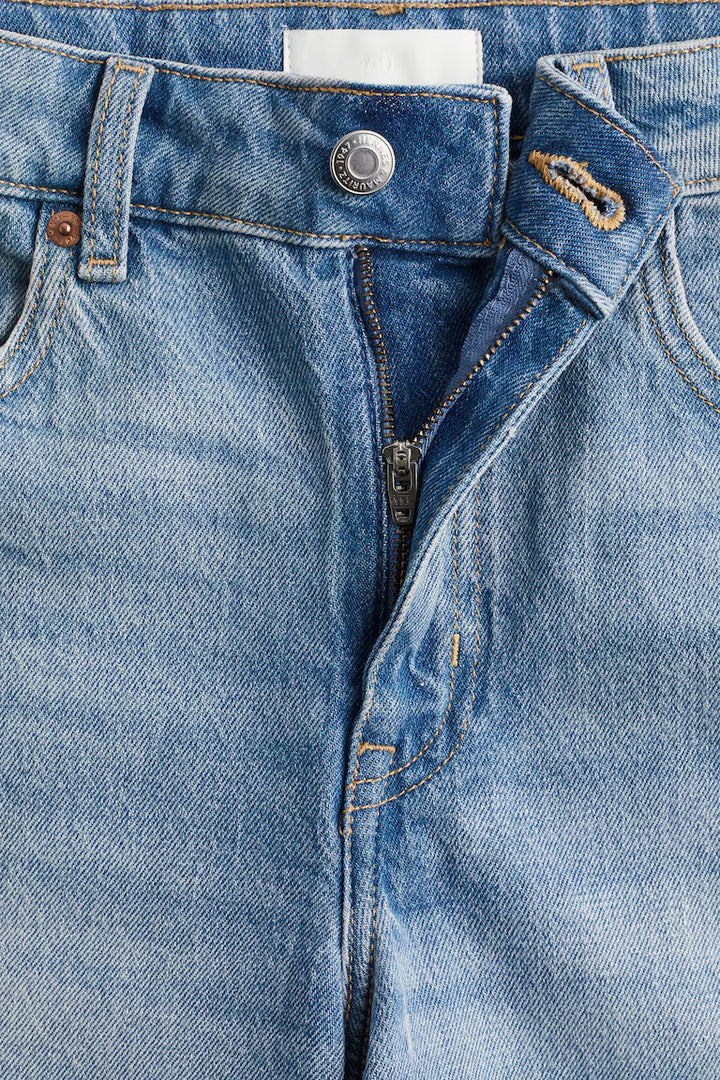 H&M HIGH WAIST DENIM SHORTS