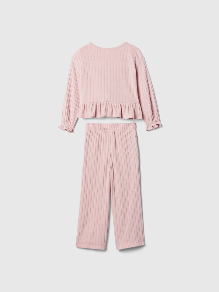 Gap Baby & Toddler Softspun Ruffle Rib Outfit Set