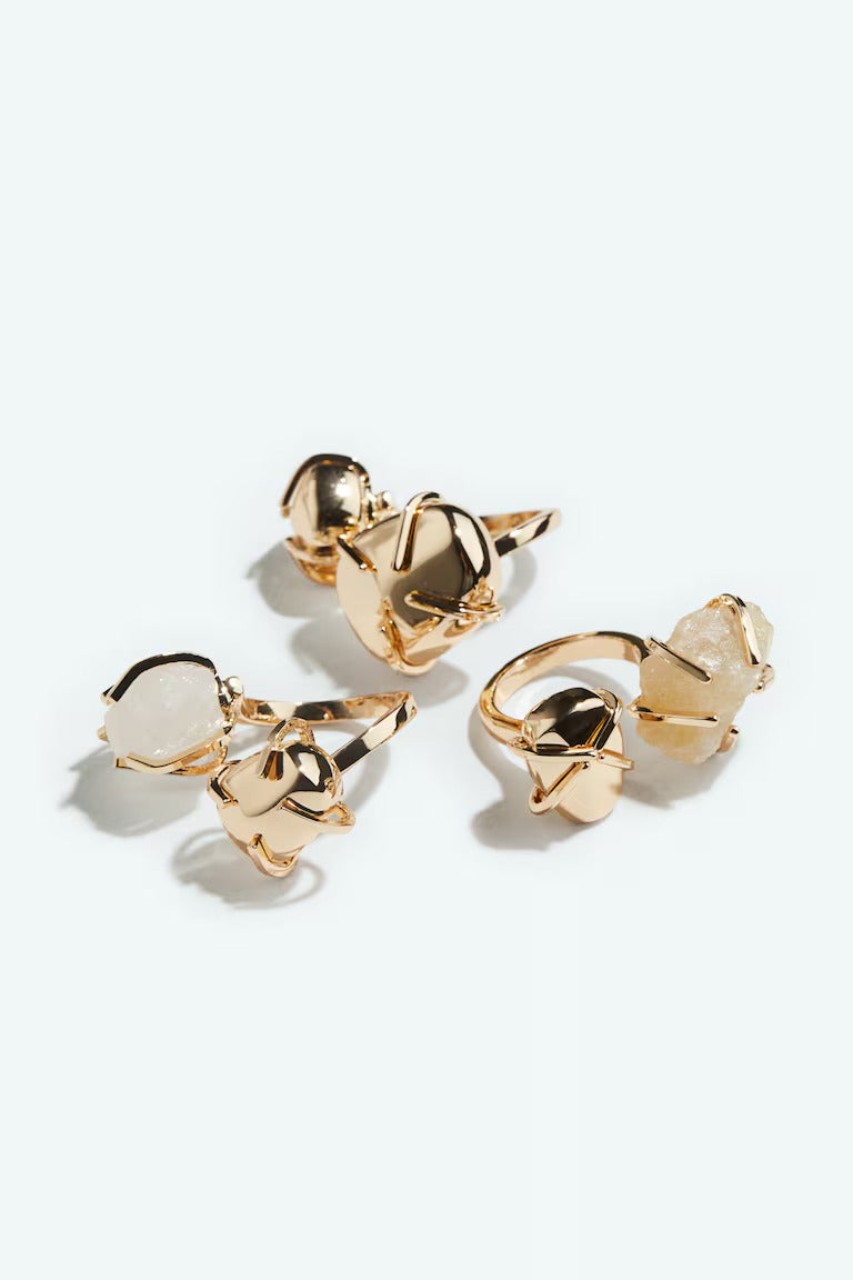 H&M 3-PACK RINGS