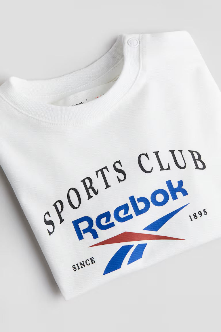 H&M COTTON T-SHIRT WITH PRINTED MOTIF