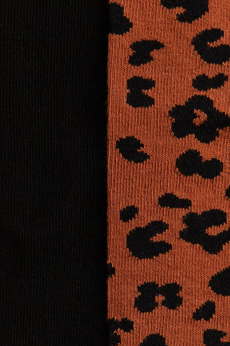 H&M 2-PACK FINE-KNIT TIGHTS