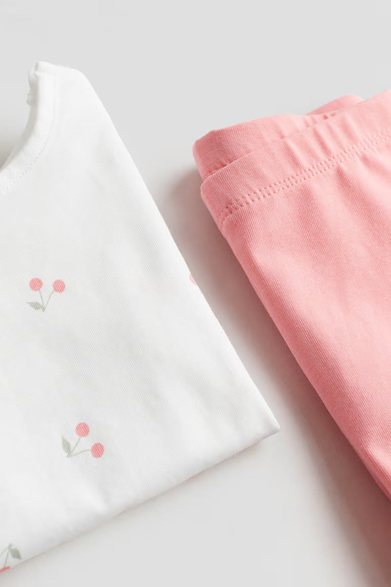 H&M 2-PIECE COTTON JERSEY SET
