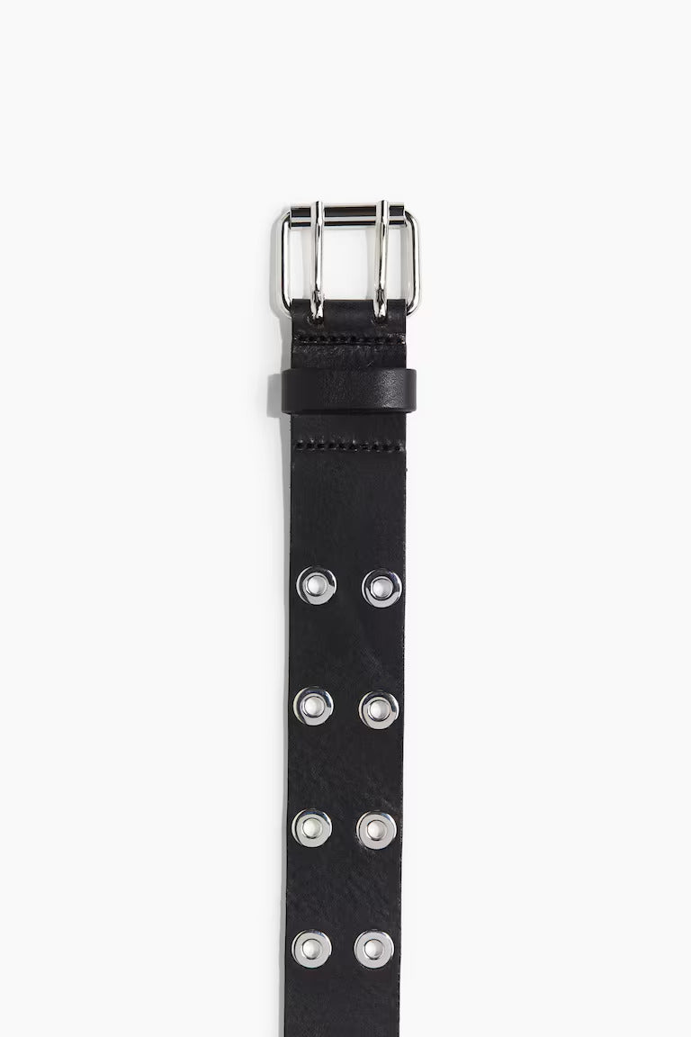 H&M GROMMET LEATHER BELT