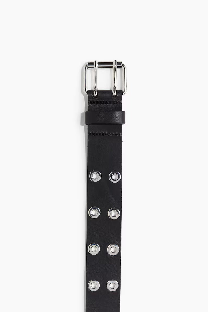 H&M GROMMET LEATHER BELT