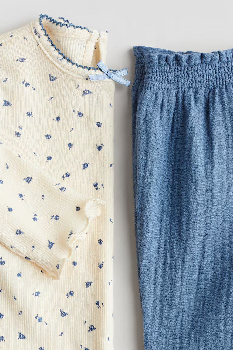 H&M 2-PIECE COTTON SET