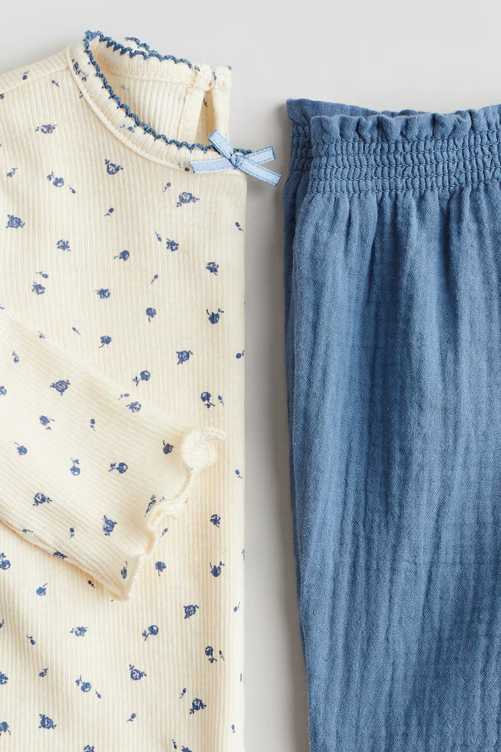 H&M 2-PIECE COTTON SET