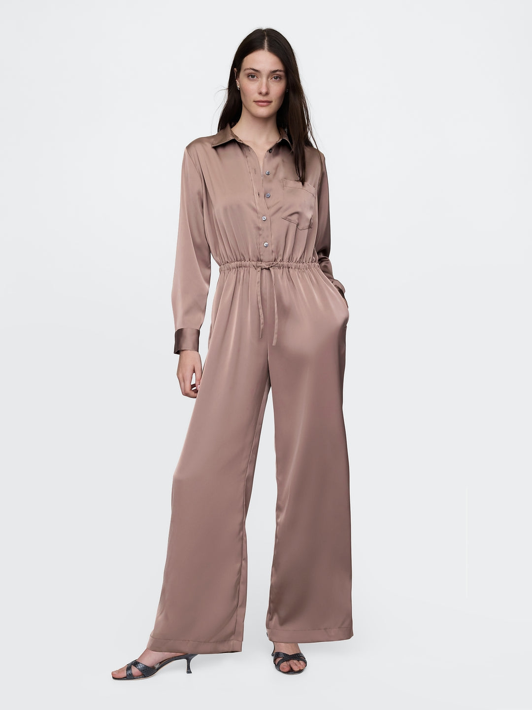 Gap Recycled Satin Jumpsuit