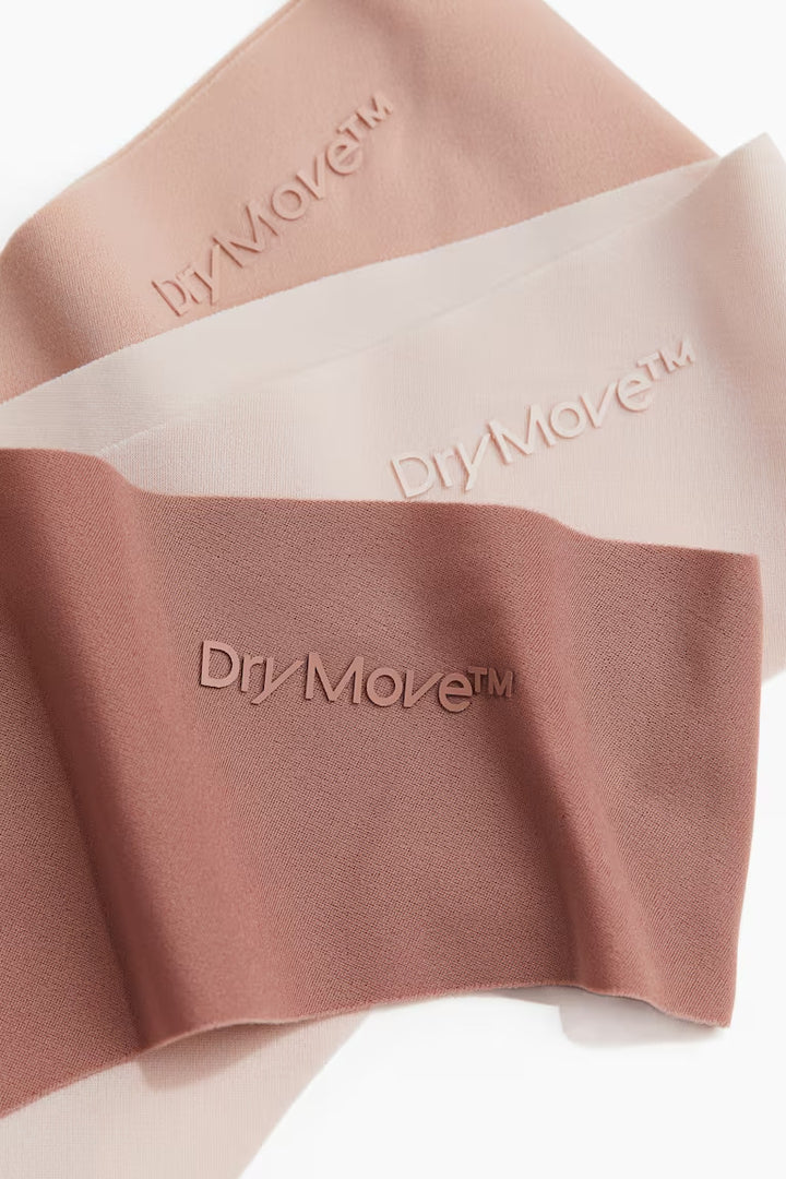 H&M 3-PACK SPORTS THONG BRIEFS WITH DRYMOVE™