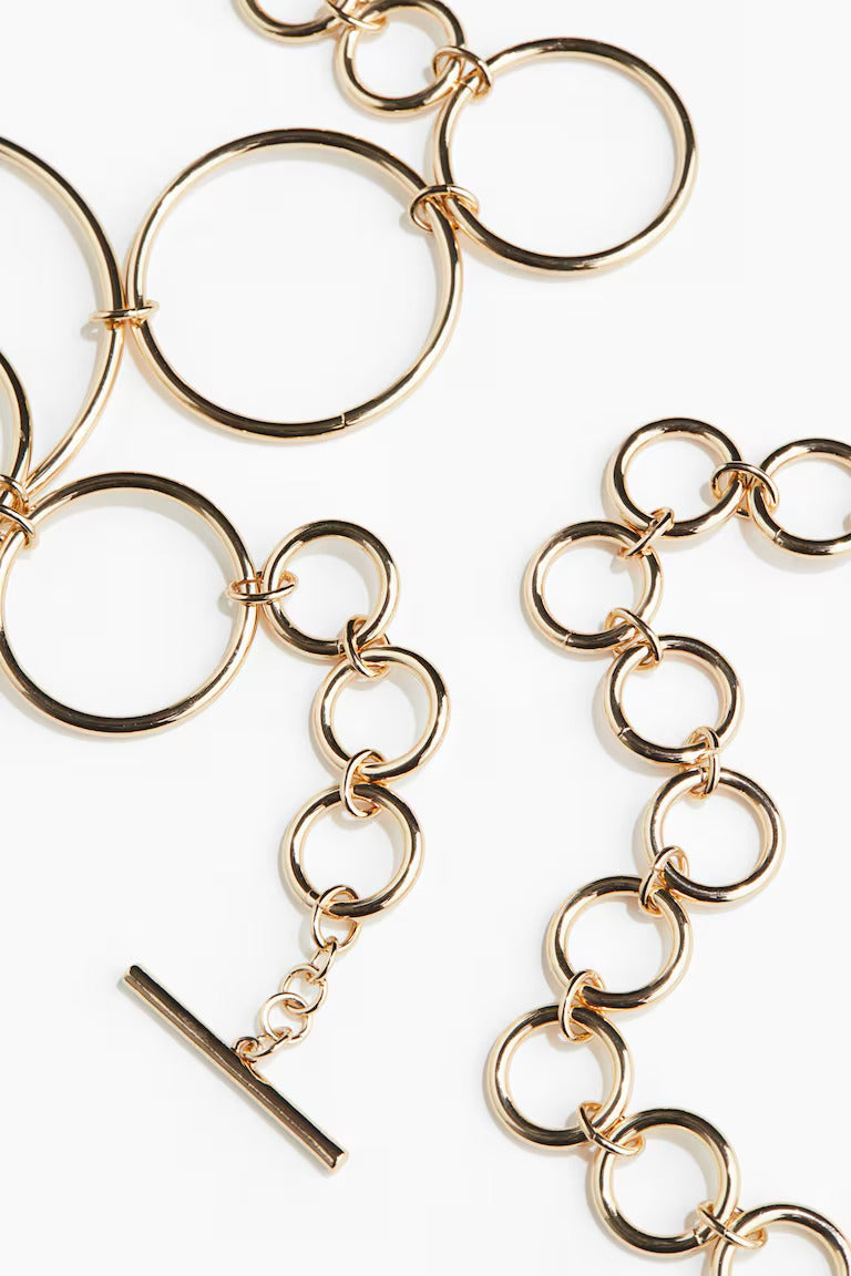 H&M METAL CHAIN BELT