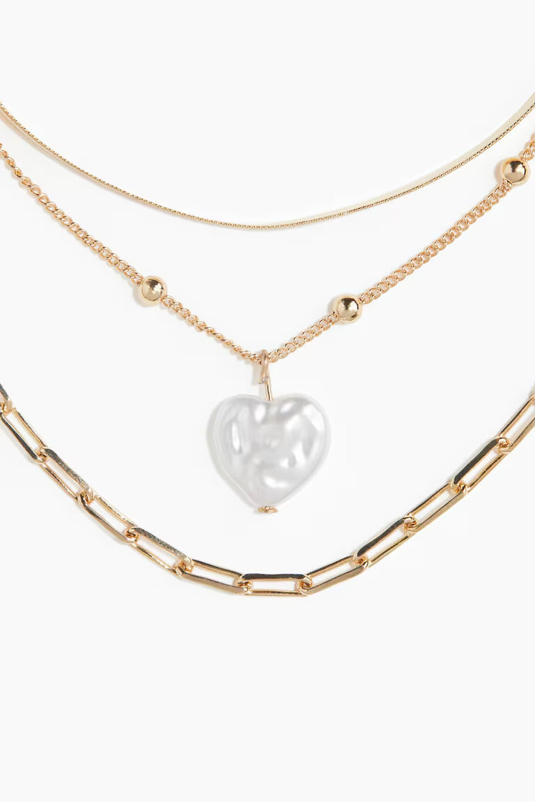 H&M TRIPLE-STRAND NECKLACE