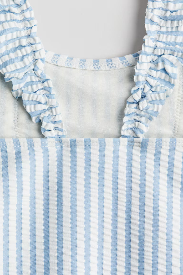 H&M RUFFLE-TRIMMED SWIMSUIT