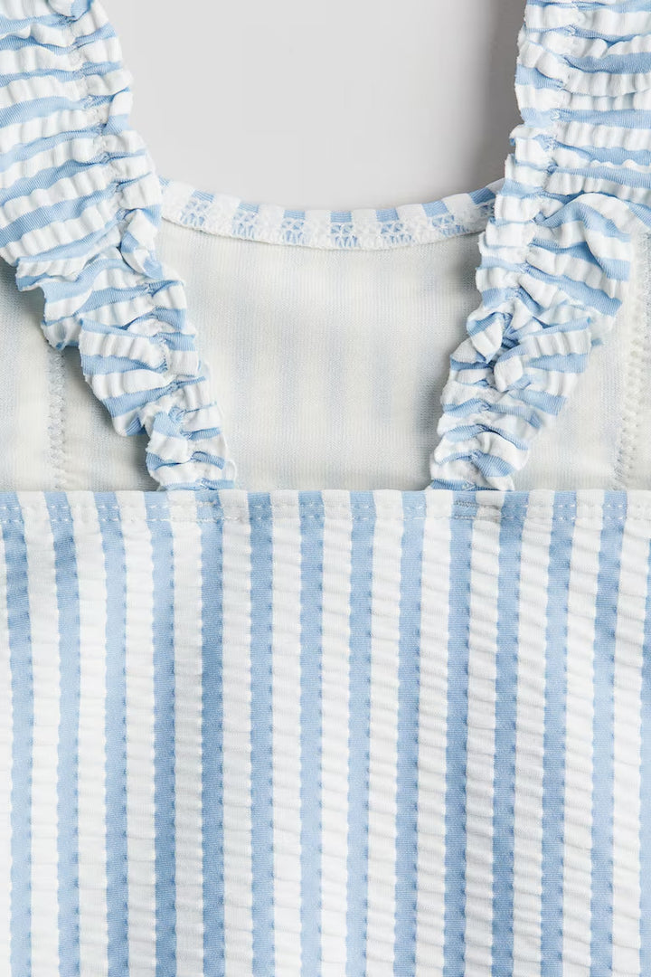 H&M RUFFLE-TRIMMED SWIMSUIT