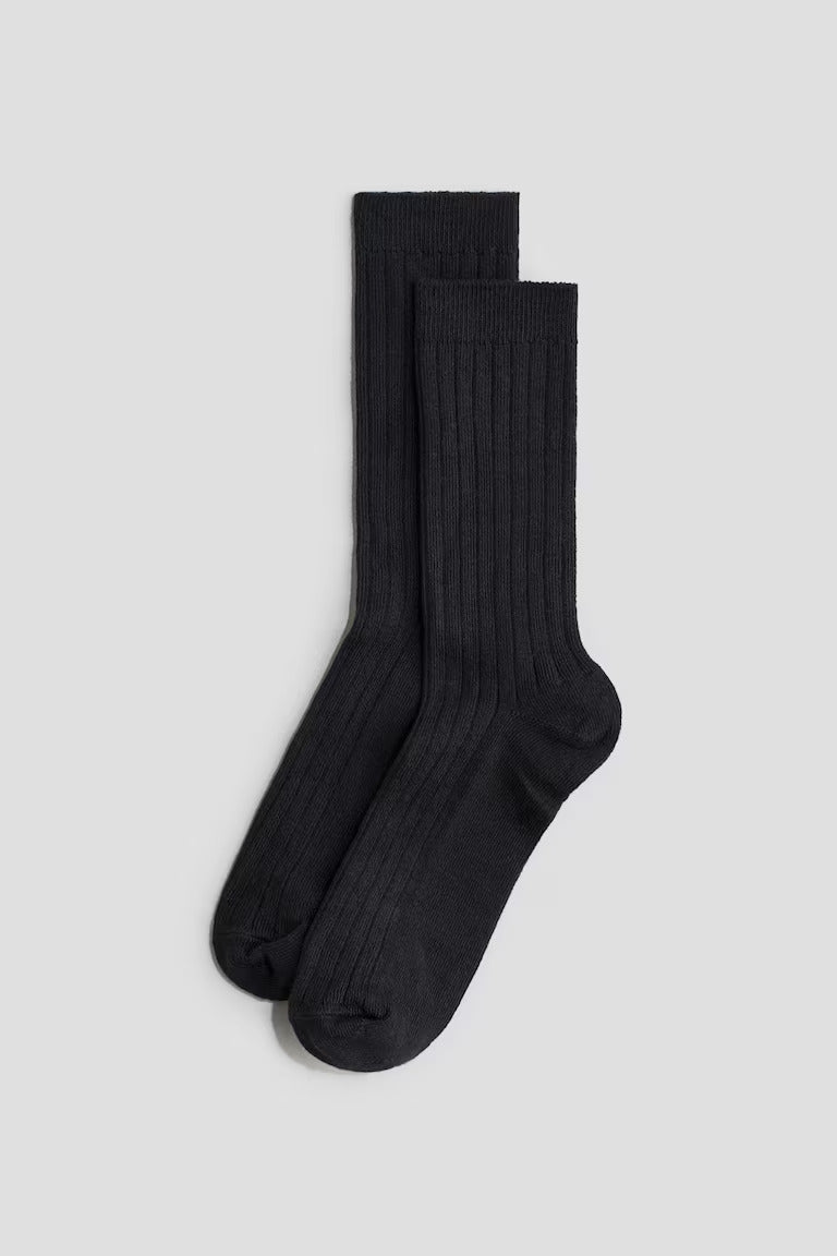 H&M 4-PACK RIB-KNIT SOCKS