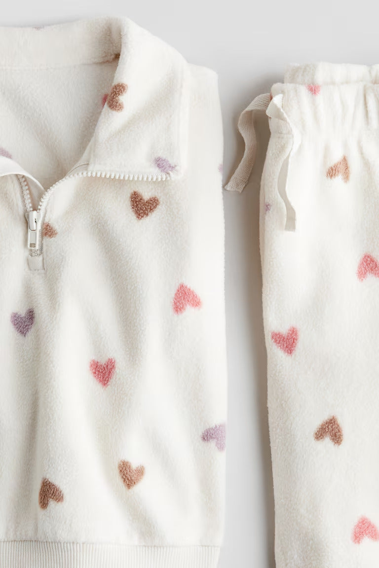 H&M 2-PIECE FLEECE SET