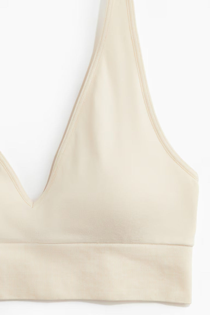 H&M SEAMLESS PADDED SOFT-CUP BRA