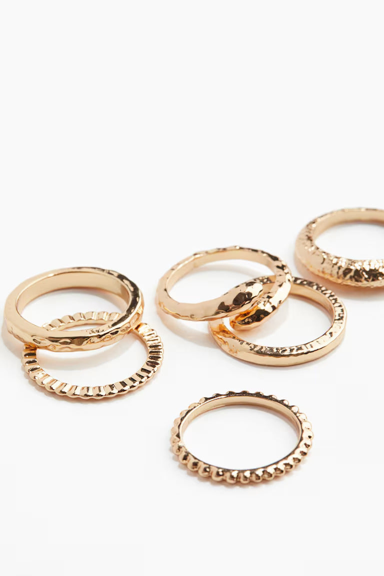 H&M 6-PACK RINGS