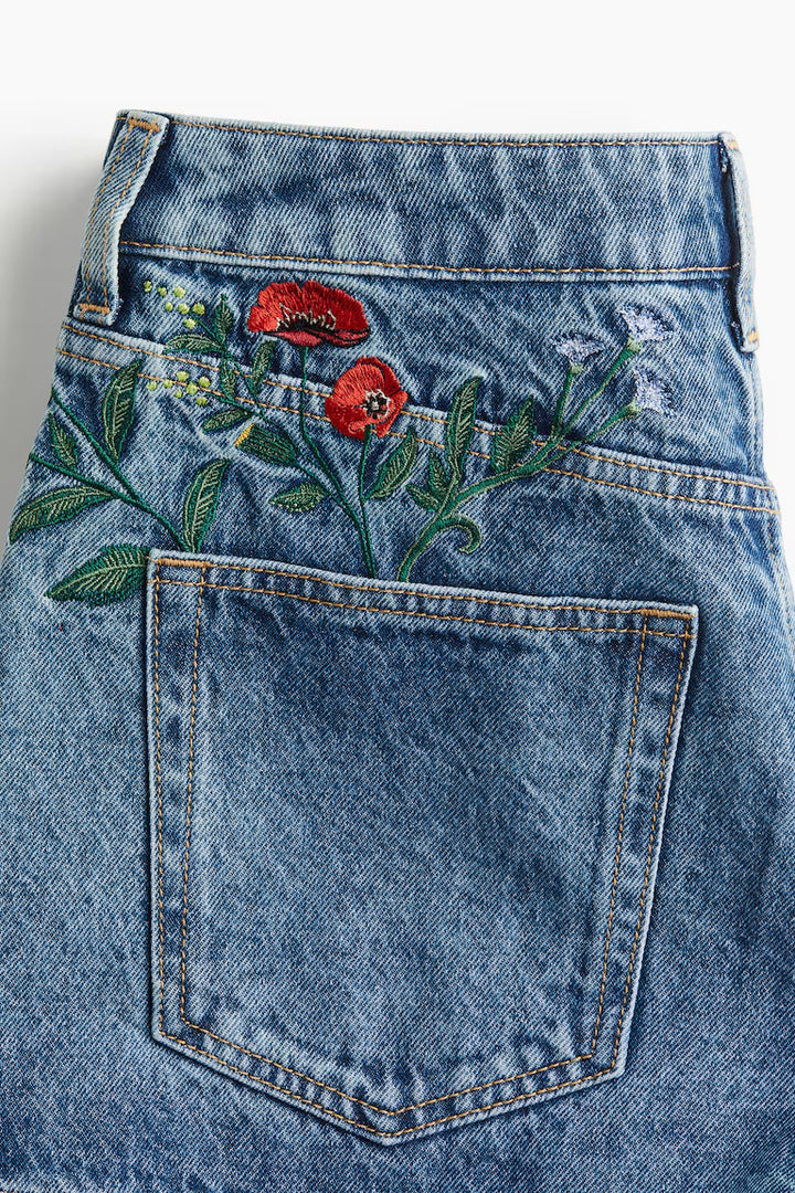 H&M HIGH DENIM SHORTS