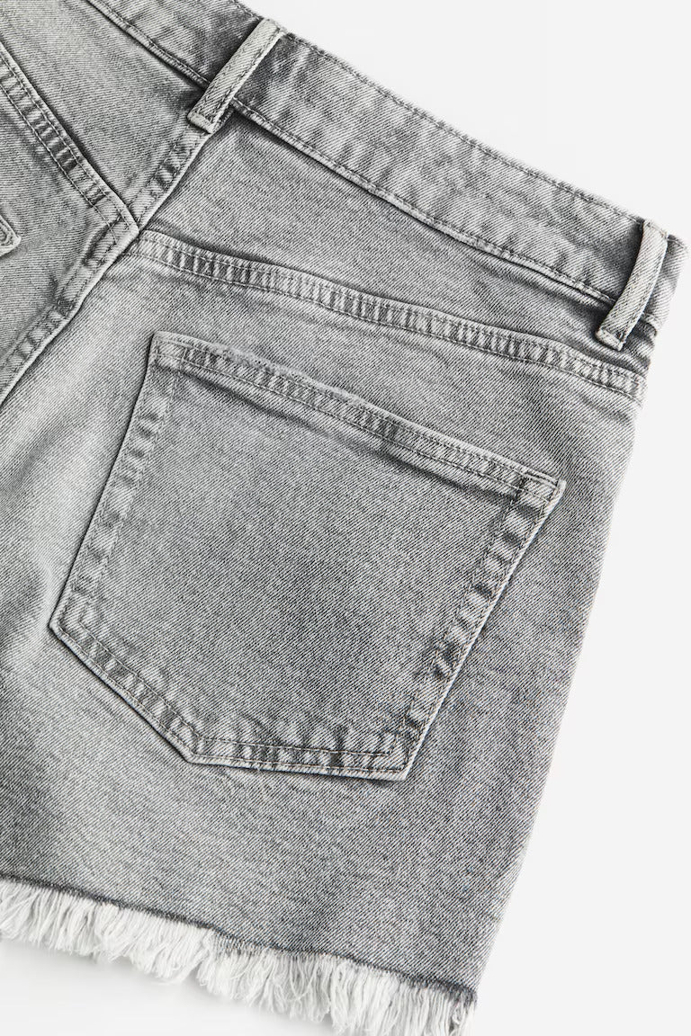 H&M HIGH WAIST DENIM SHORTS