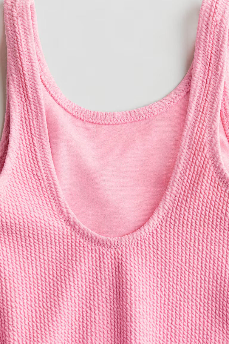 H&M TEXTURED SWIMSUIT