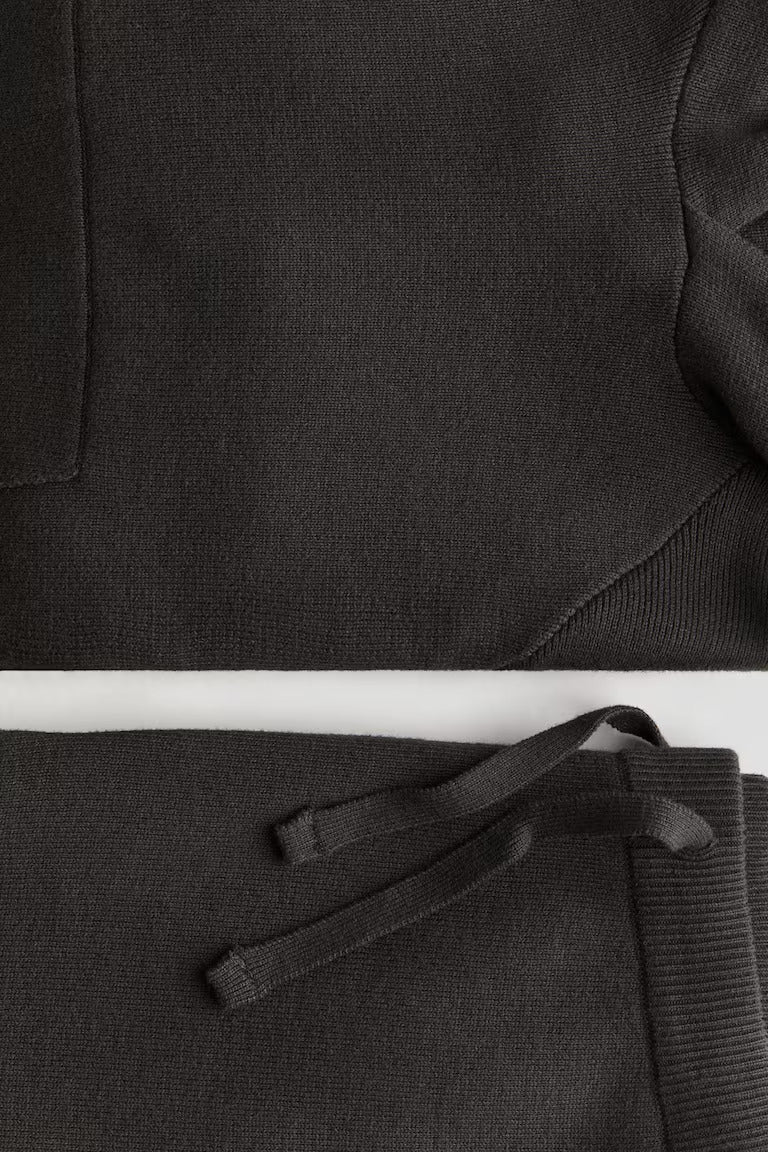 H&M 2-PIECE COTTON-KNIT SET