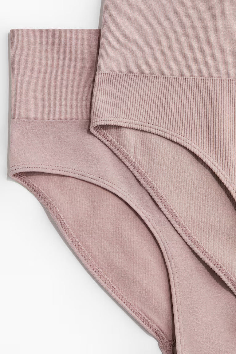 H&M 2-PACK SEAMLESS BRIEFS