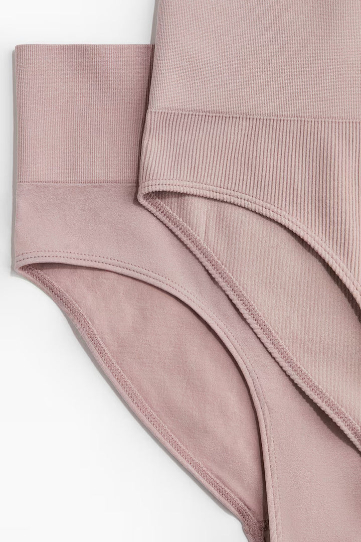 H&M 2-PACK SEAMLESS BRIEFS