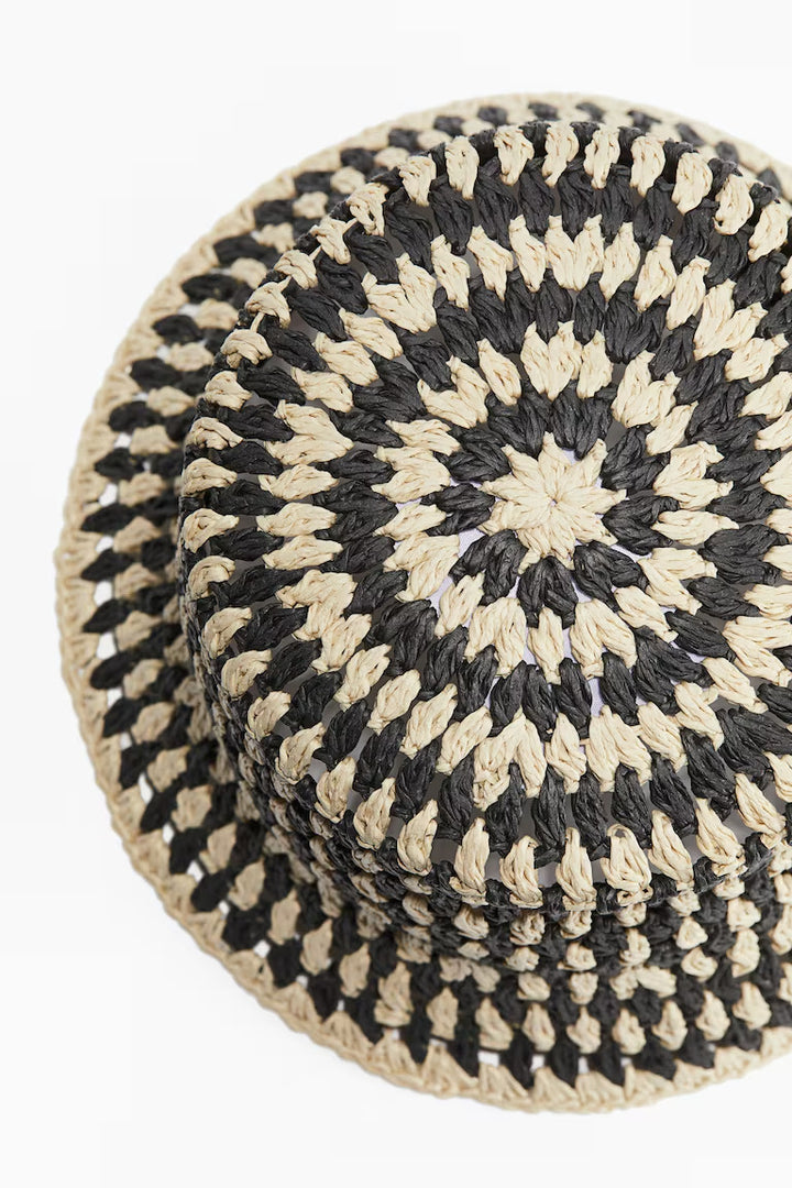 H&M STRAW BUCKET HAT