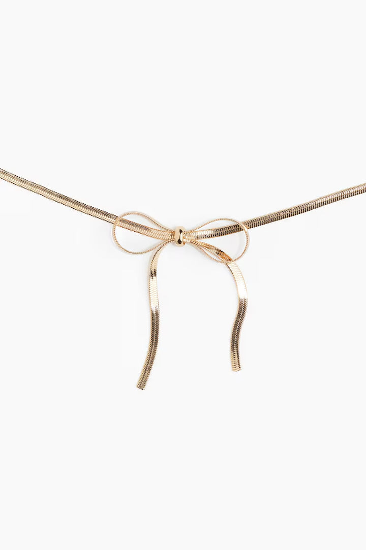 H&M BOW-DETAIL NECKLACE