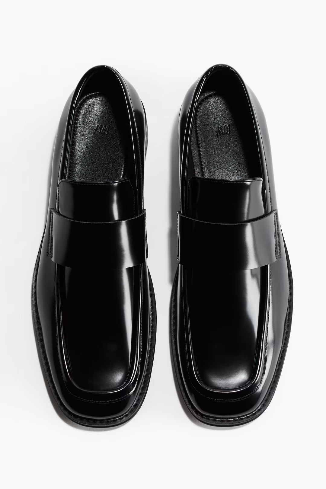 H&M SHINY LOAFERS