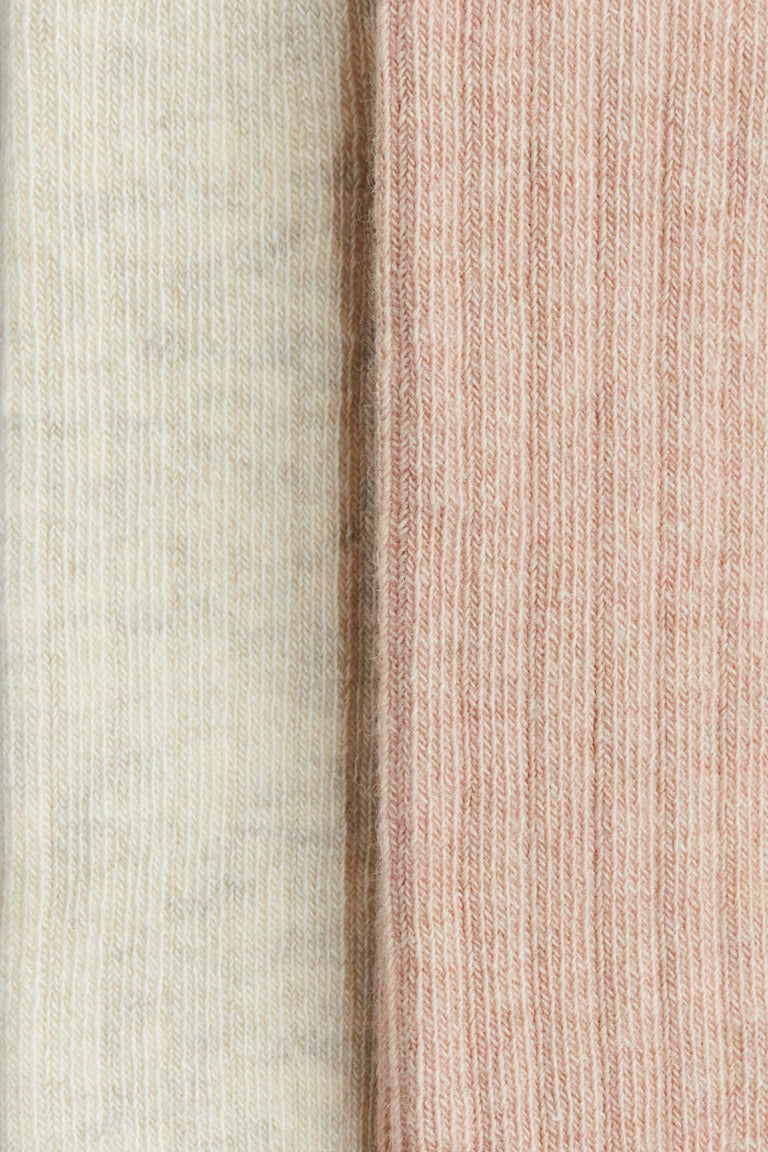 H&M 2-PACK RIBBED TIGHTS