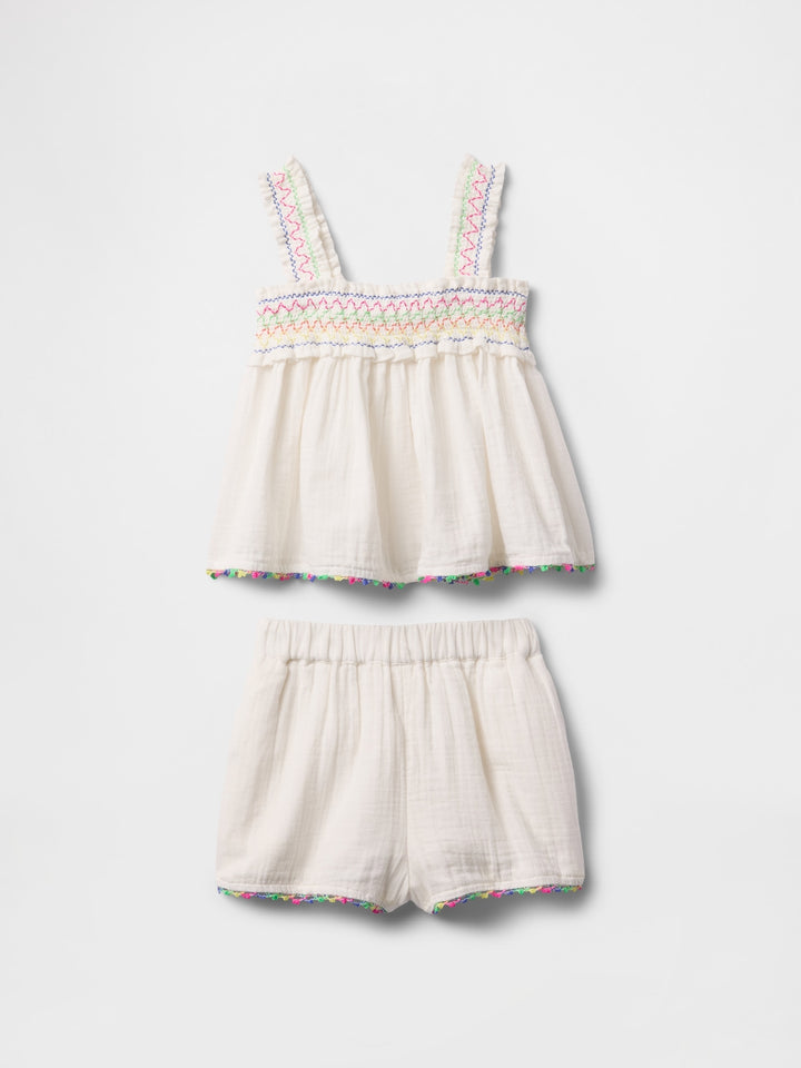 Gap Baby & Toddler Crinkle Gauze Outfit Set