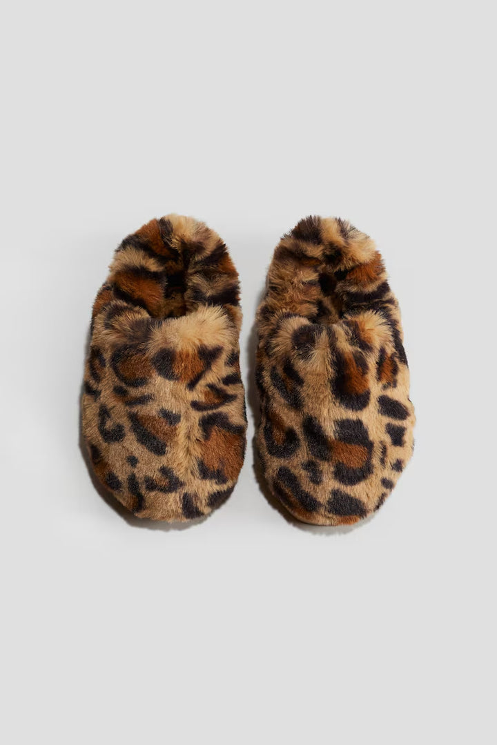 H&M FLUFFY-LINED SLIPPERS