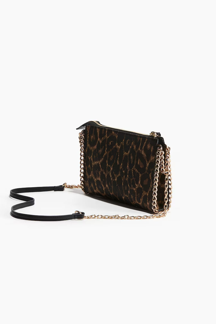 H&M PATTERNED COTTON CROSSBODY BAG