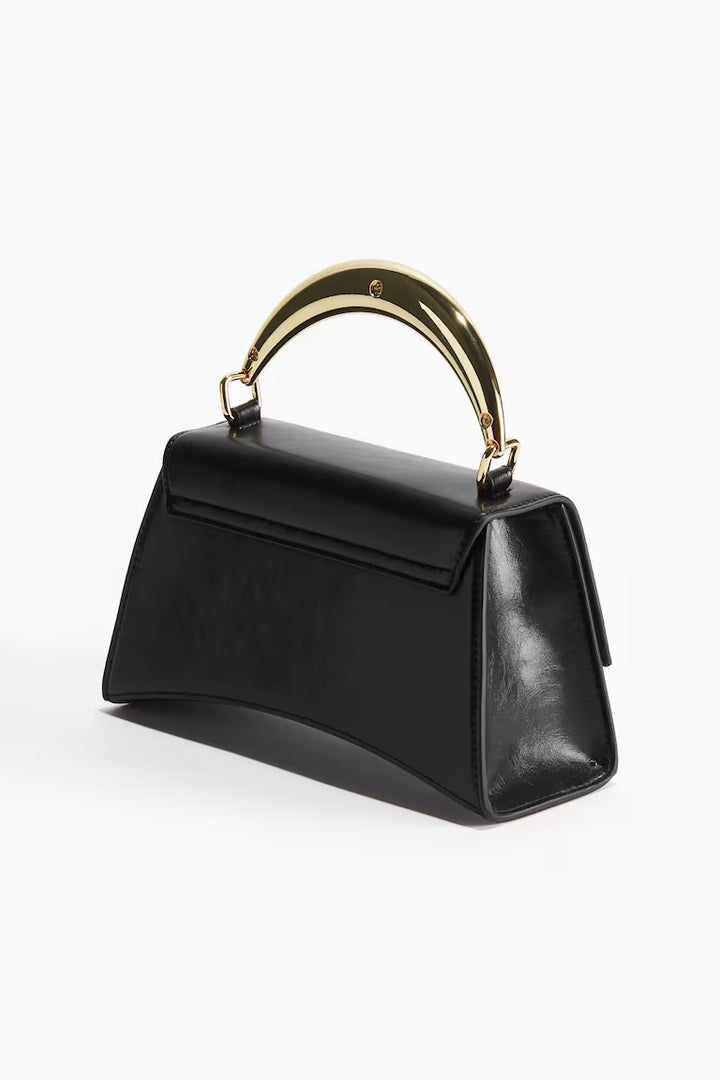 H&M METAL-HANDLE HANDBAG