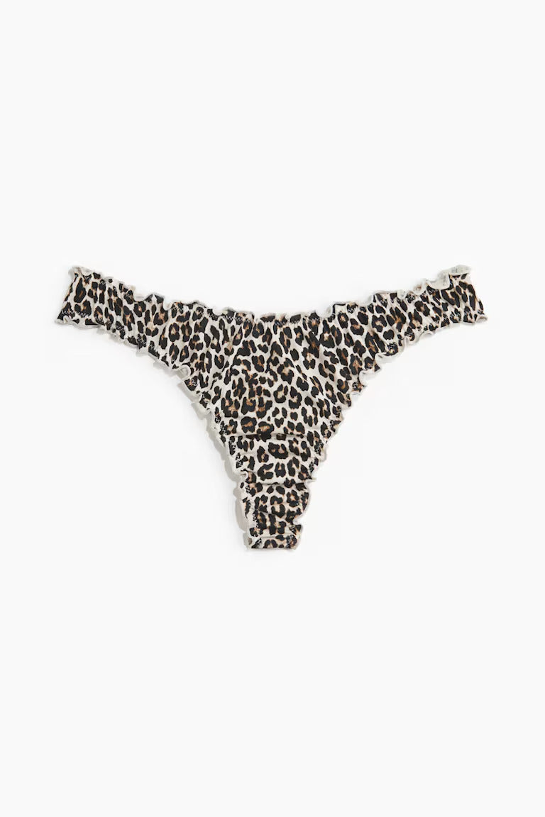 H&M 3-PACK THONG BRIEFS WITH OVERLOCKED TRIM