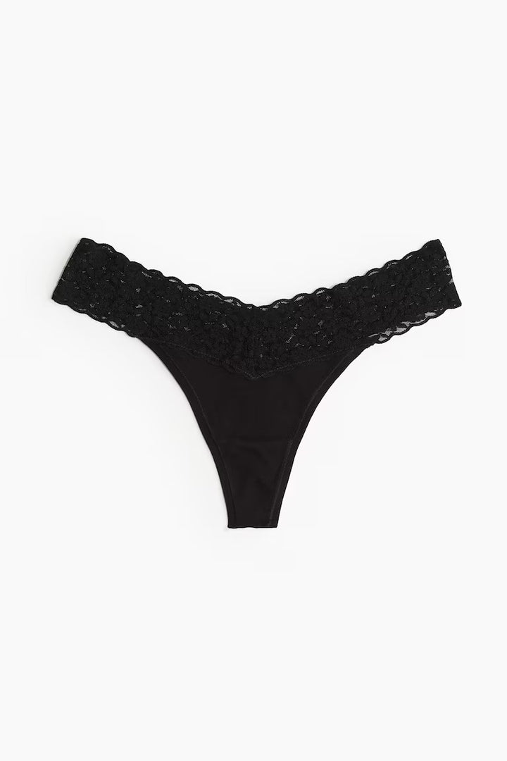 H&M 10-PACK LACE THONG BRIEFS