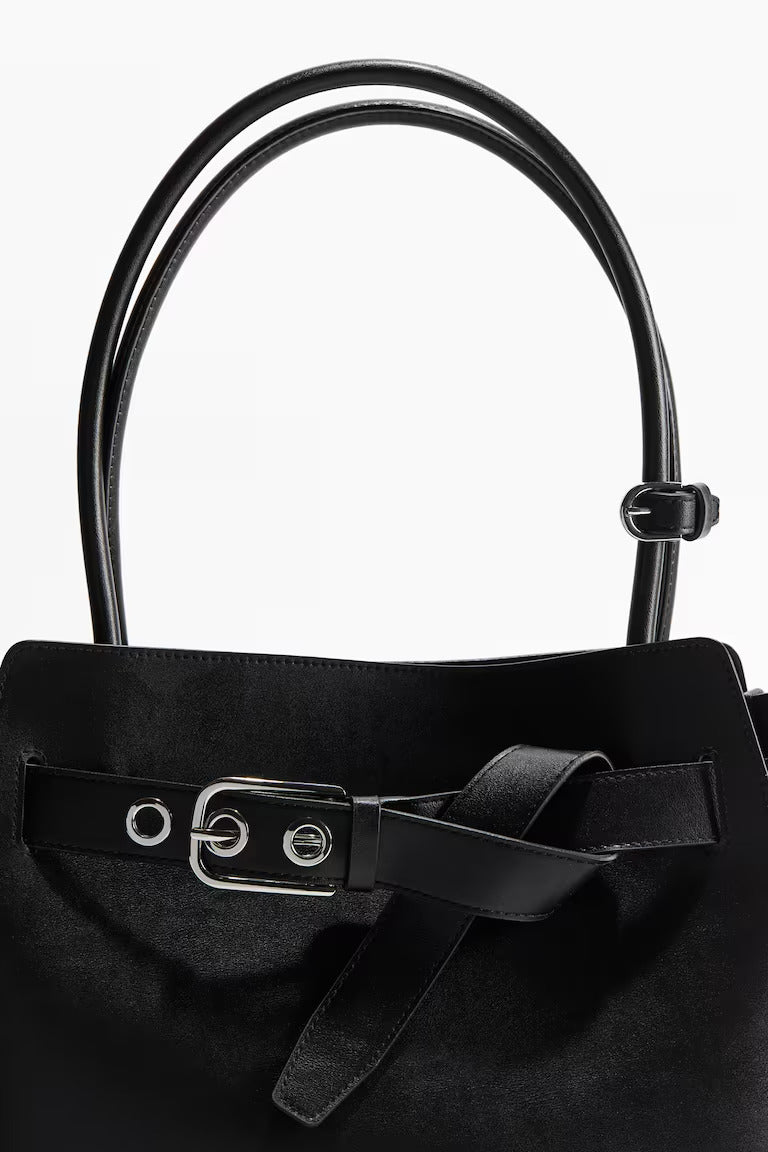 H&M STRAP-DETAIL TOTE BAG