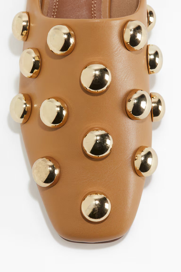 H&M EMBELLISHED MULES