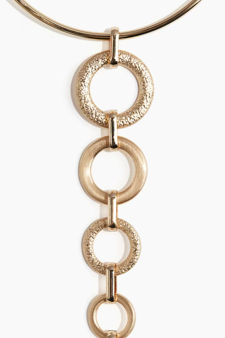 H&M NECKLACE WITH RING PENDANT