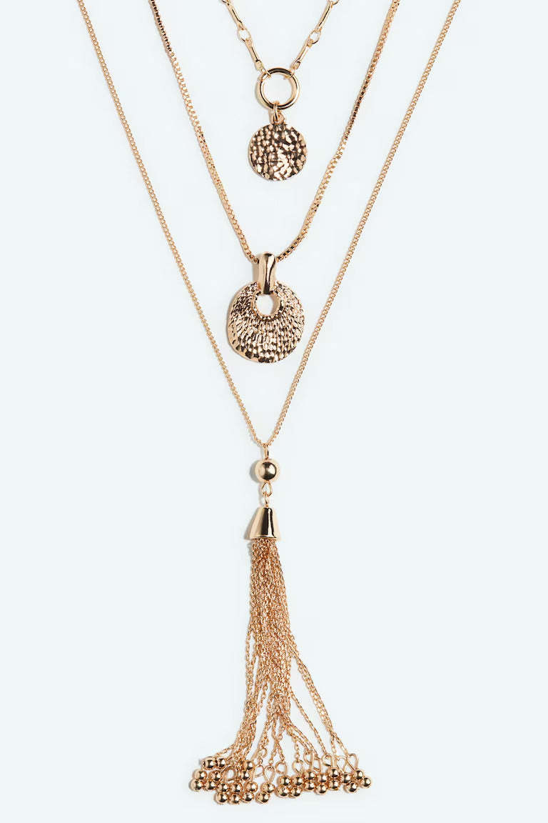 H&M 3-PACK PENDANT NECKLACES