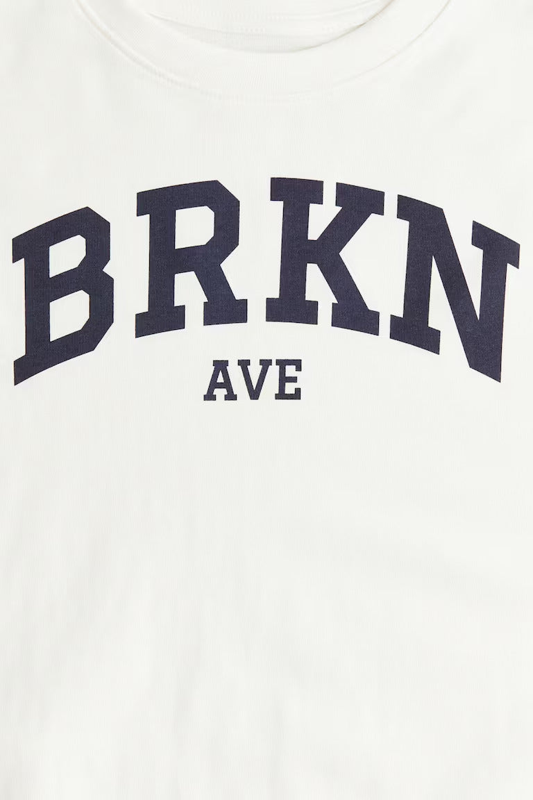 H&M OVERSIZED COTTON T-SHIRT