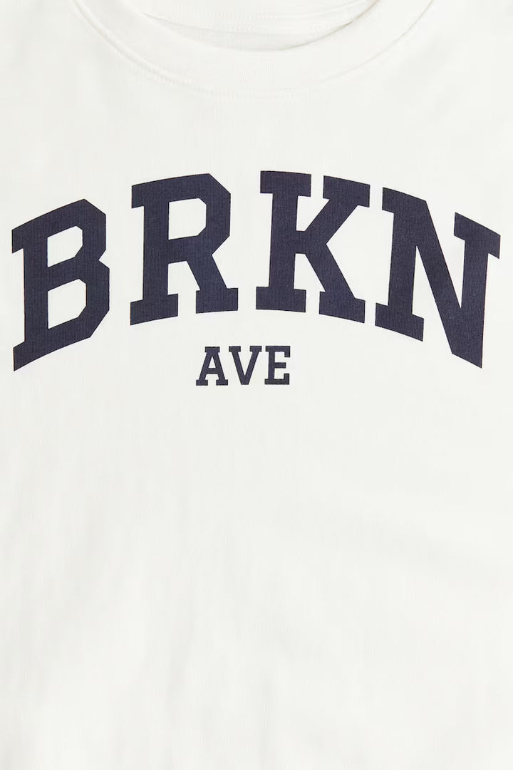H&M OVERSIZED COTTON T-SHIRT