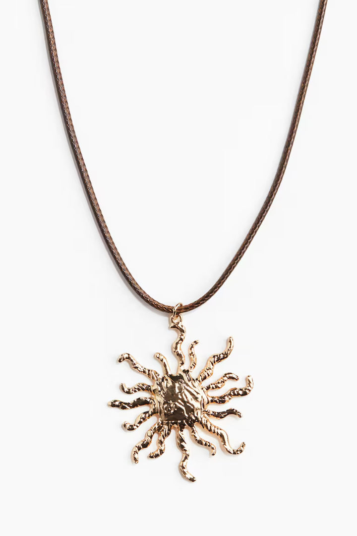 H&M CORD NECKLACE WITH PENDANT