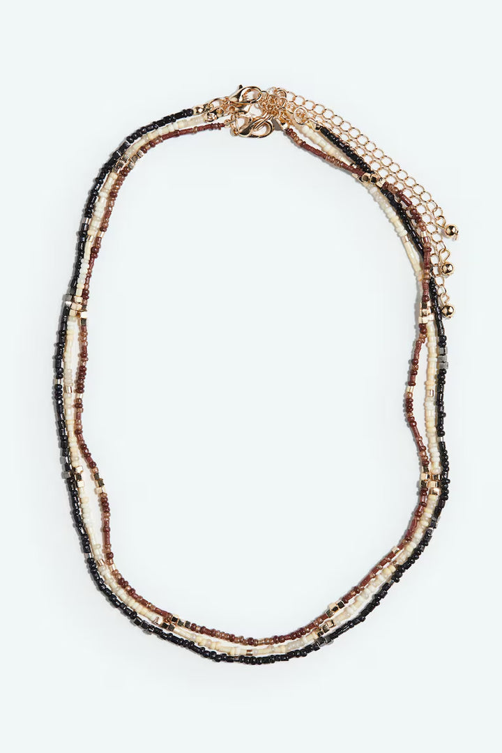 H&M 3-PACK BEADED NECKLACES