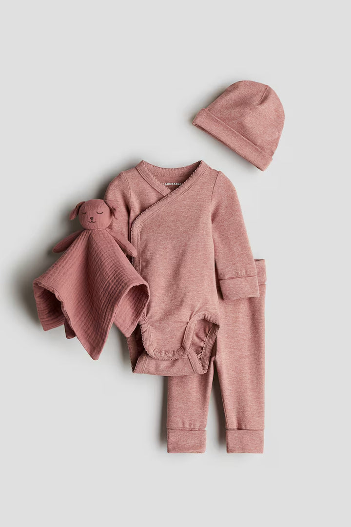 H&M 4-PIECE COTTON GIFT BOX SET