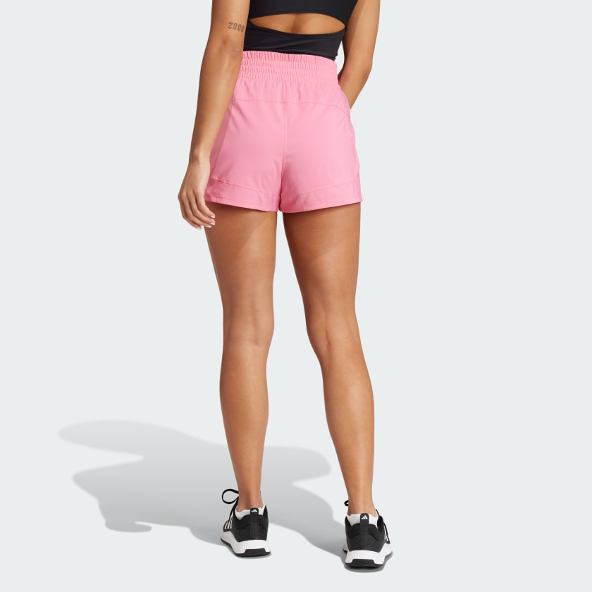 Adidas Pacer Training 3-Stripes Woven High-Rise Shorts