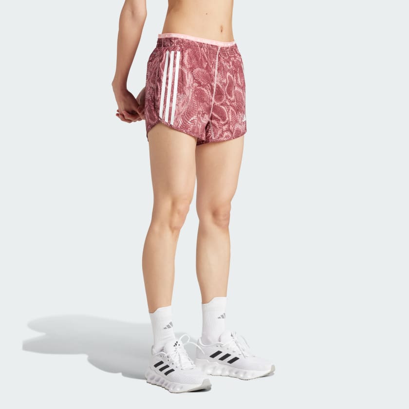 Adidas Own the Run Excite Allover Print AEROREADY Shorts