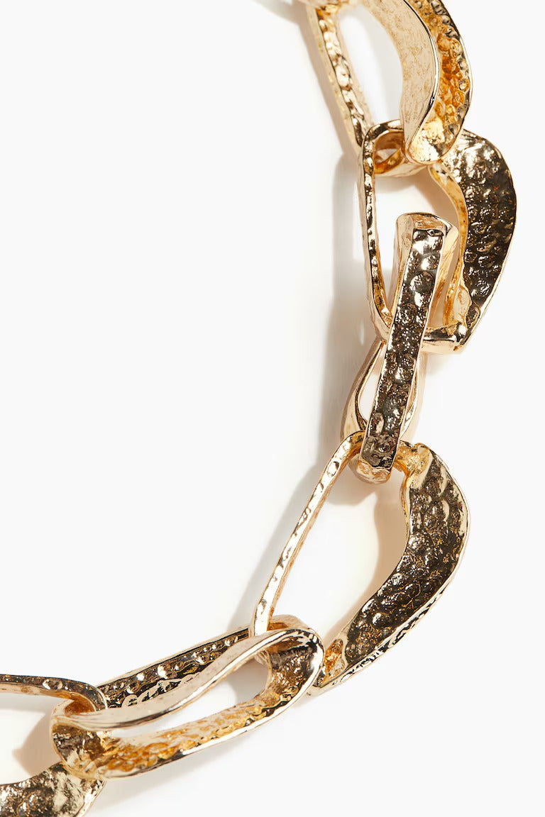 H&M HAMMERED CHAIN NECKLACE