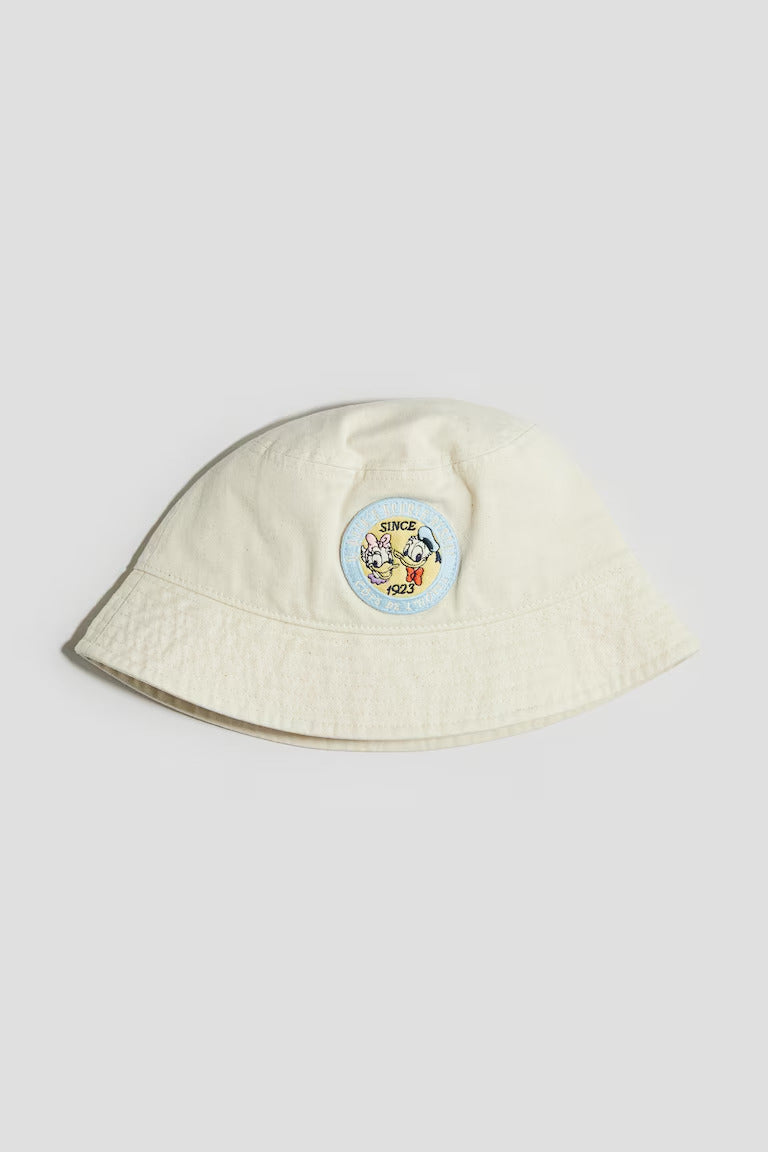 H&M MOTIF-DETAIL BUCKET HAT