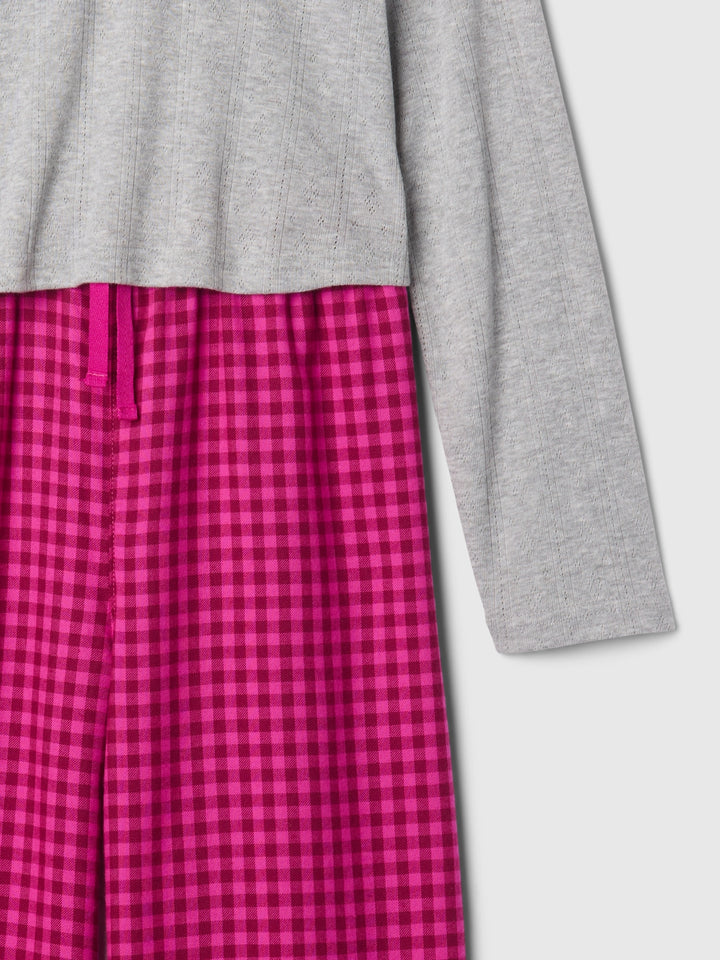 Gap Kids Recycled Flannel PJ Set